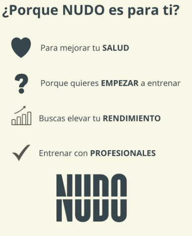Composición visual de NUDO explicando para quién es el entrenamiento